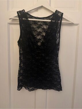 Brandy Melville Black Lace Camisole Tank